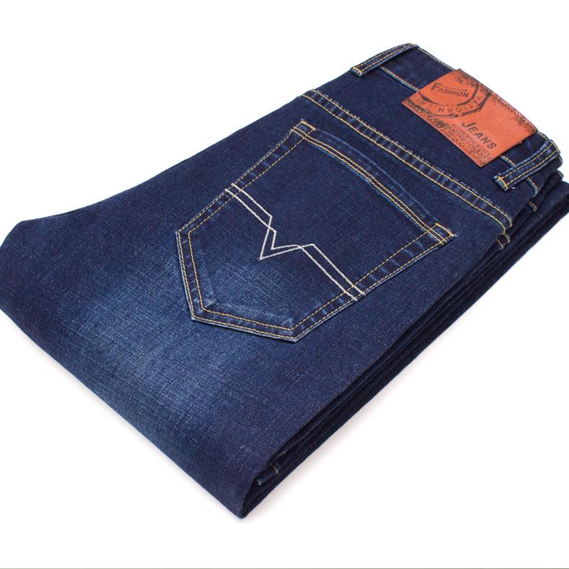 

Мужские эластичные облегающие прямые джинсы - Four Seasons Style 009 Size 29 (approx. 55 kg)