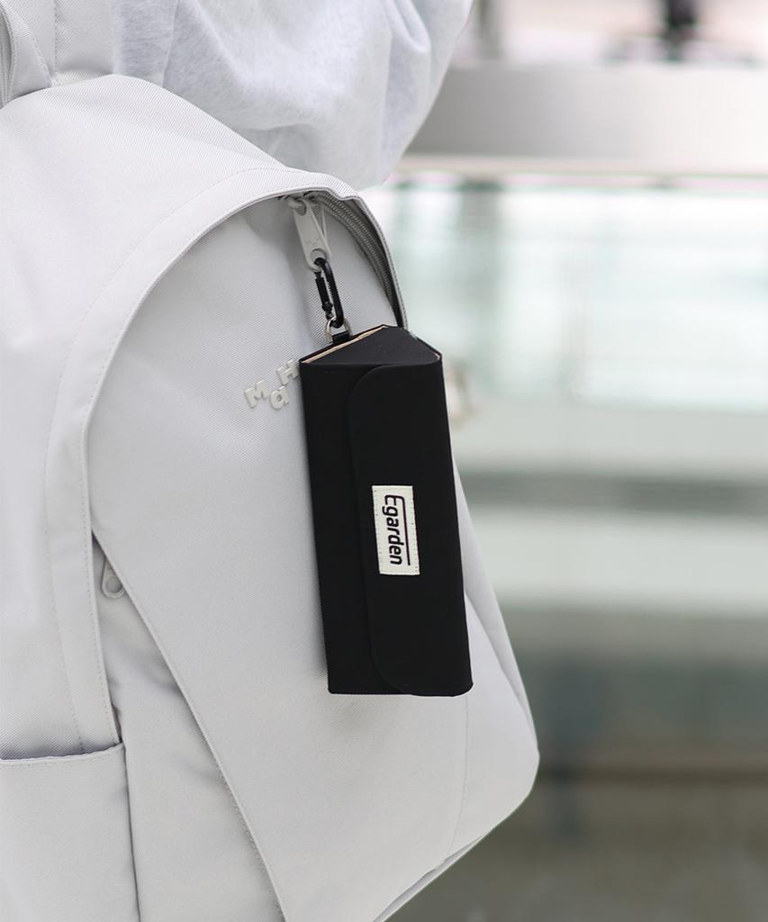 Egadeun Traveler Eyewear Case Glasses Pouch - Black