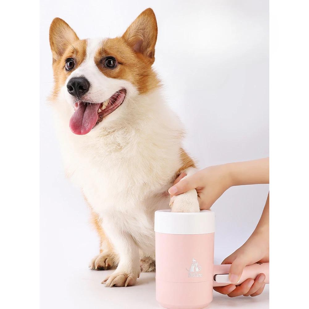 Cleaning Beauty Paw Washing Automatic Foot Washing Machine Pet Shower Brush Pet Foot Washing Cup Dog and Cat Shower Tool