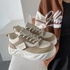 Spring Little White Shoes New Is Female Students Height Increase Sports Board Shoes Tide Casual Shoes Street Shot D
