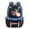Sailor Moon Cute Anime Printed Student School Bag USB Interface Large Capacity Canvas Bag Computer Bag