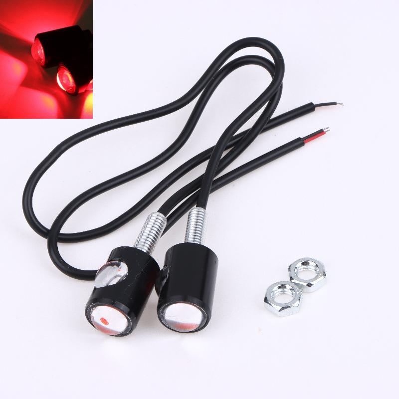 2PCS Motorcycle LED Eagle Eye Light Turn Signal Indicator Super Bright Led Motorbike Auto Rear Tail Brake Lamp Fog Driving Light