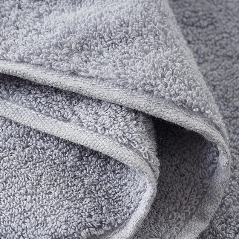 1pc Face Hair Towel 100%Cotton Soft Absorbent Solid Blue Grey Towels Toalla For Kids Adults Home Hotel Bathroom Textile 34*75cm