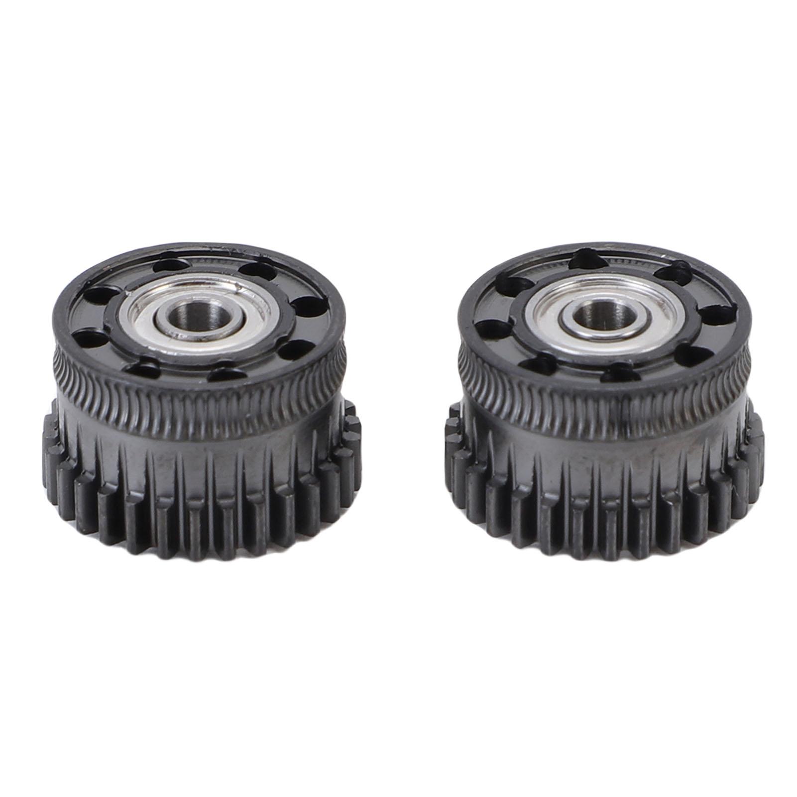 

Metal Extruder Gears Perforated Design Hardened Steel Extruder Gear Kit for PLA PETG ABS Printing Replacement for K2 Plus