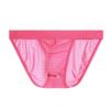 Men's Wide Waist Mesh U-Pouch Low Waist Sports Underwear, Large Size, Breathable High Cut Design