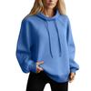 Women's Stand Collar Sweatshirt Oversized Turtleneck Drawstring Pullover Long Sleeve Top