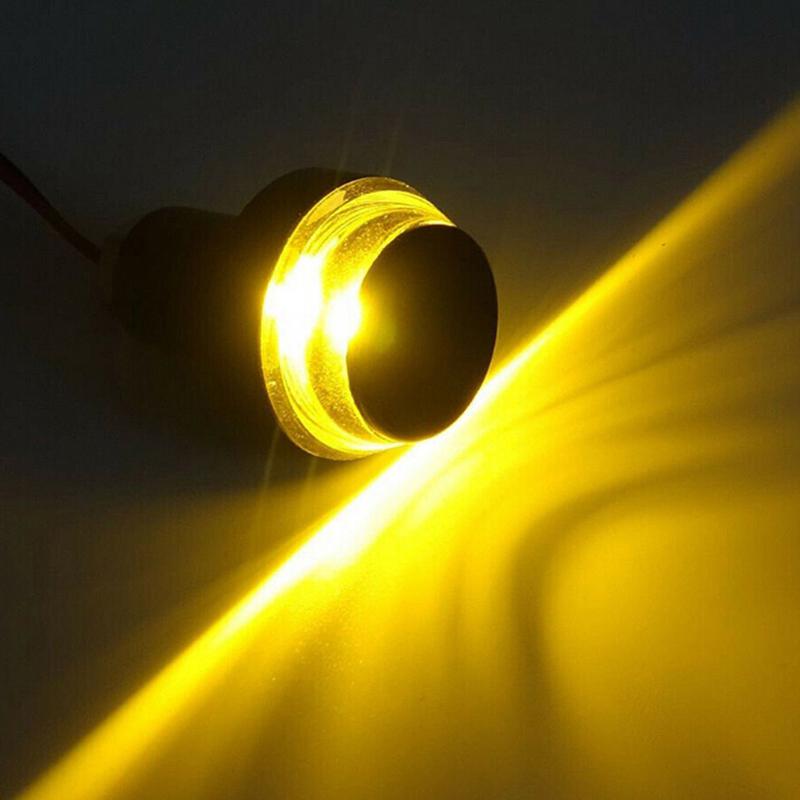2Pcs Motorcycle Turn Signal Led Light Indicator Blinker Handle Bar End Light