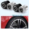 C200 E200 For Mercedes Benz 4Pcs Car Tire Valve Stems Cap Knurling Style Tire Valve Cap for Mercedes Benz W211 W204 W210 W203 CL