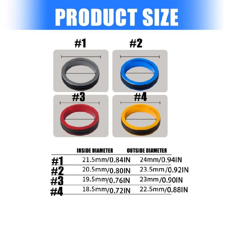 Light Weight Aluminum Alloys Line Management Rings Fishing Line Knot Puller Assist Tool Antislip Finger Rings Enduring
