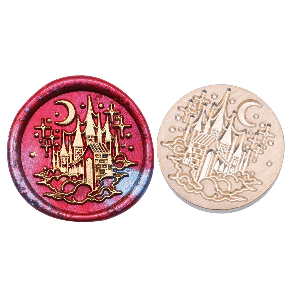 Medieval Castle Church Series Sealing Wax Stamp Head Wax Seal Stamp For Scrapbooking Wedding Cards Envelopes Gift Packaging