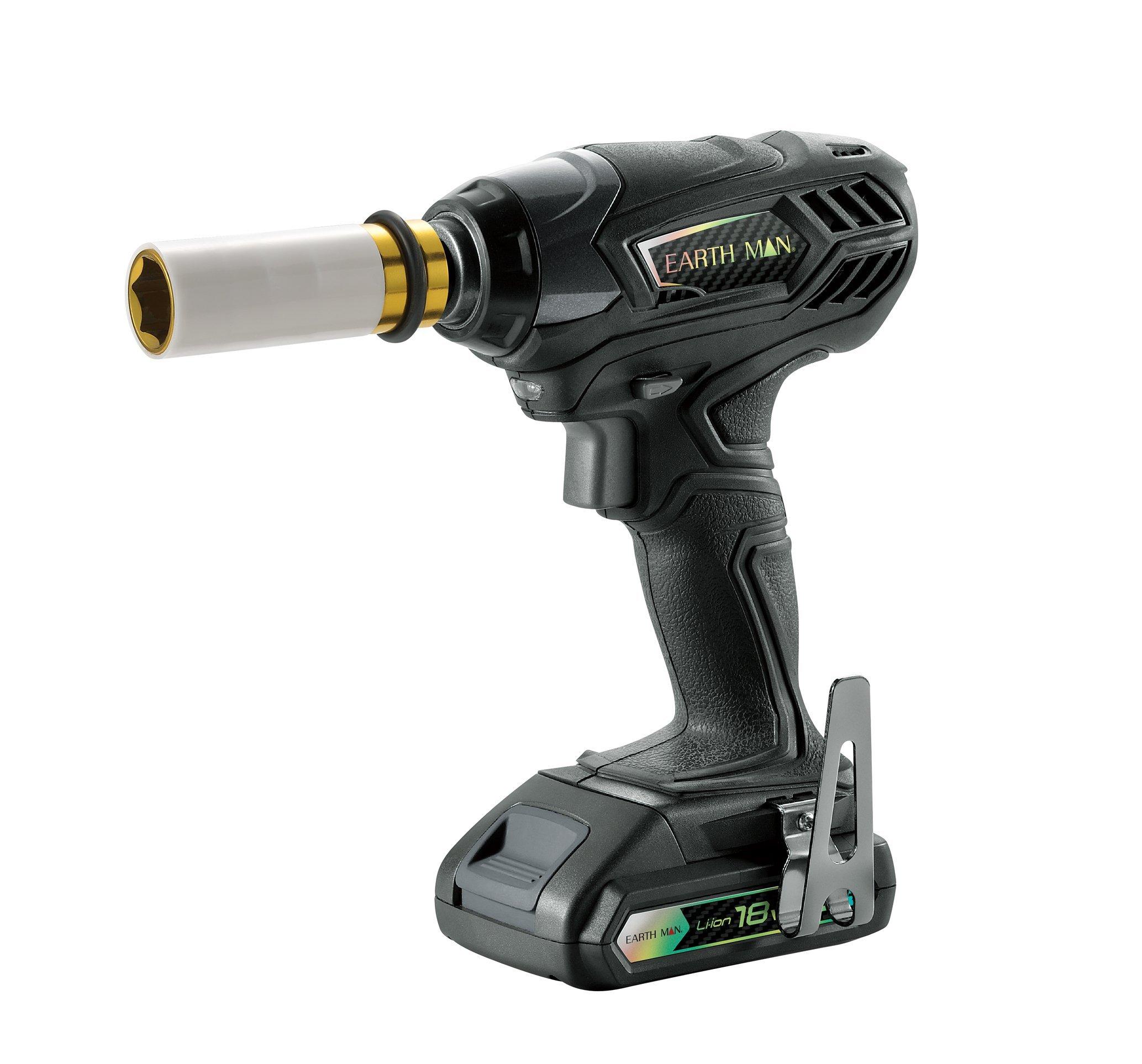 

Takagi Rechargeable Impact Wrench EARTH MAN 18V IW-180LiA чёрный