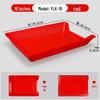 WUHE Plastic Rectangular Serving Tray