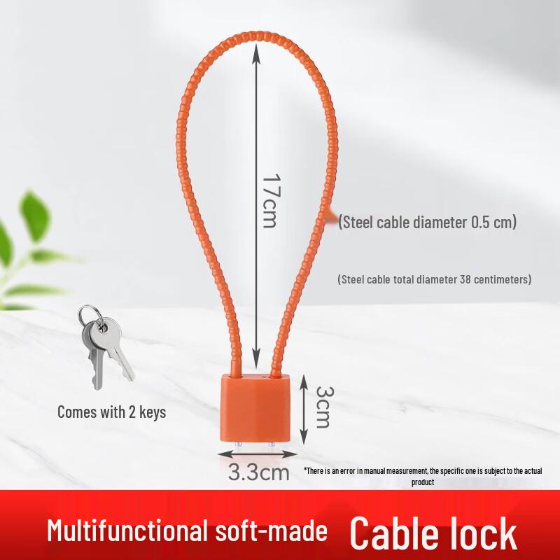 Weibaida Steel Cable Combination Padlock