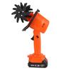 Cordless Tiller Cultivator 21V Battery Powered 4 Inch Working Width Electric Garden Tiller for Gardening EU Plug