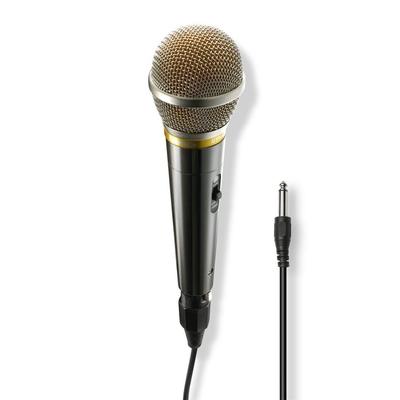Hama Germany Dynamic Cable 3 Switch “Vocal Pro” Microphone, 6.35 Mm, M, On/Off
