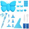 DIY Butterfly Diamond Painting Funnel and Drill Tool Set