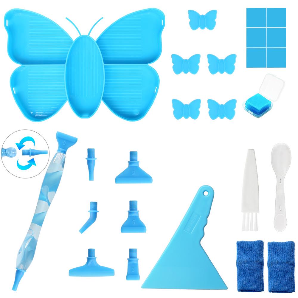 DIY Butterfly Diamond Painting Funnel and Drill Tool Set