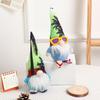 Letnia Dekoracja Gnomów Urocze Pluszowe Figurki Gnomów Plażowych Noszące Klapki Elf Krasnal Ornament w Stylu Hawajskim do Domu Farmhouse Dekoracja na Tacę Piętrową