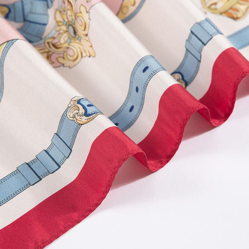 WENSLI Women's Wheel of Time Mulberry Silk Scarf