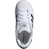 Adidas Superstar 2 C White Black Kids Sneakers Cloud-White Core-Black JH9980