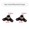 100% NEW Rear Axle Differential Flange Car Accessories Genuine Brand For BMW 520 525 530 730 750 760 F02 F10 F18 2008-2017
