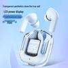 Air39 Transparent Wireless Bluetooth Earbuds with Digital Display, Dual Stereo, Long Battery Life, Ideal for Gaming