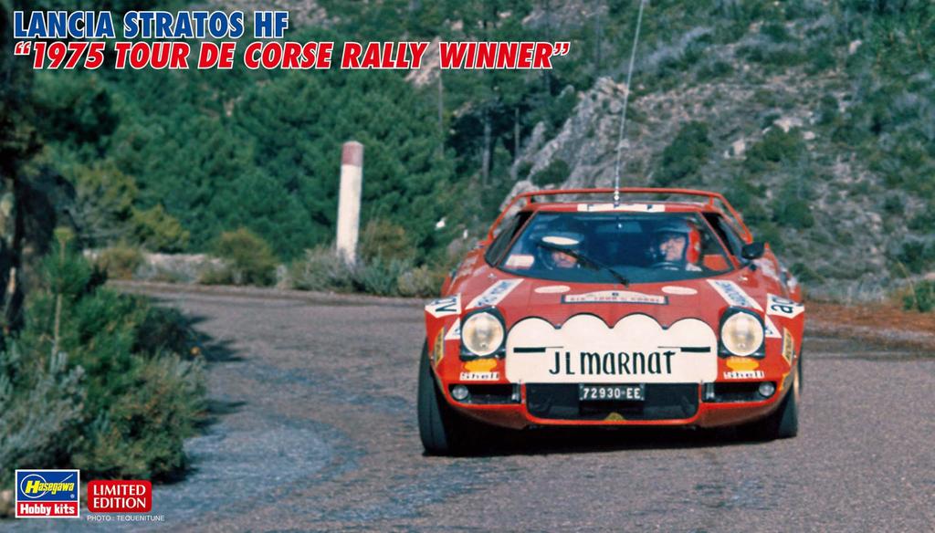 Hasegawa Lancia Stratos HF 1975 Tour de Corse Winner Plastic Model 20737 1/24 (Car)