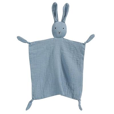 MK Detská zvislá bábika na pripnutie vreckovky s králikom, Modrá, Kórejské detské produkty
