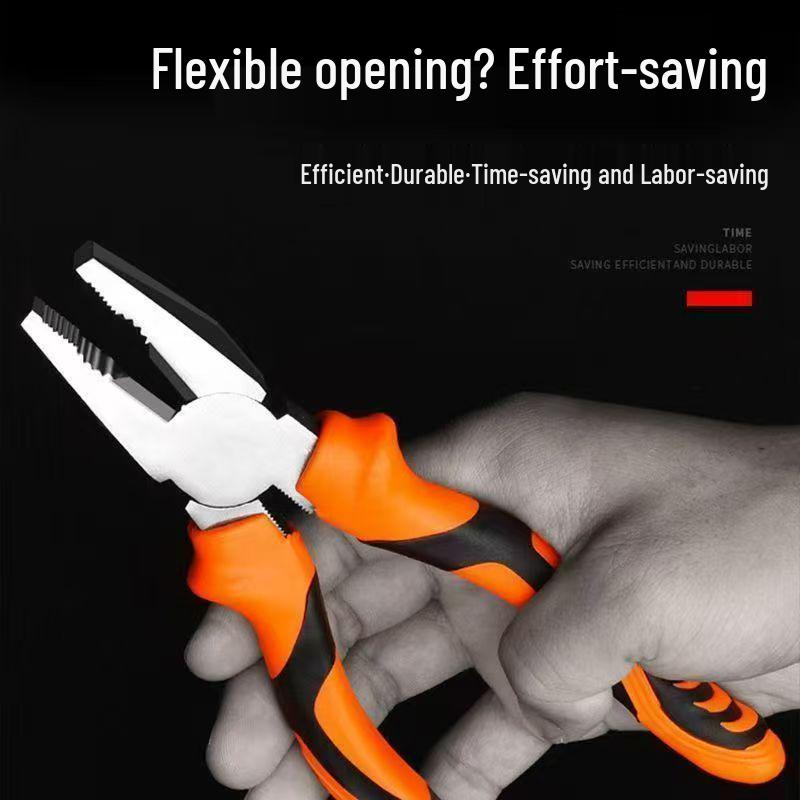 Tiger Industrial-Grade Multifunctional Wire Pliers: Household Electrician Tools, Labor-Saving, Available In 6-inch and 8-inch Sizes.