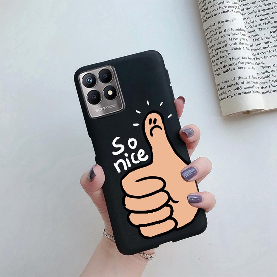 For Realme Narzo 50 Case RMX3286 Cute Painted Soft Silicone Back Cover for OPPO Realme Narzo 50 Phone Case Bumper Narzo50 Coque