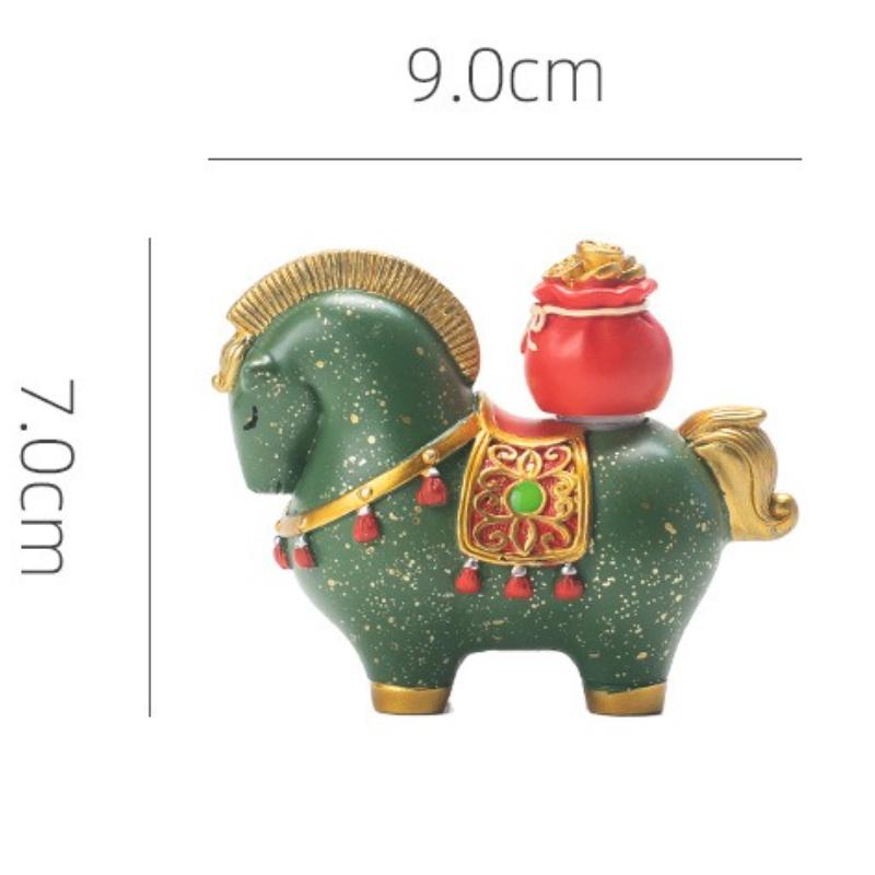 New Chinese Style Will Soon Have Money To Succeed Creative Horse Ornament Tea Pet Decorations, Opening Gifts Tea Table Ornaments