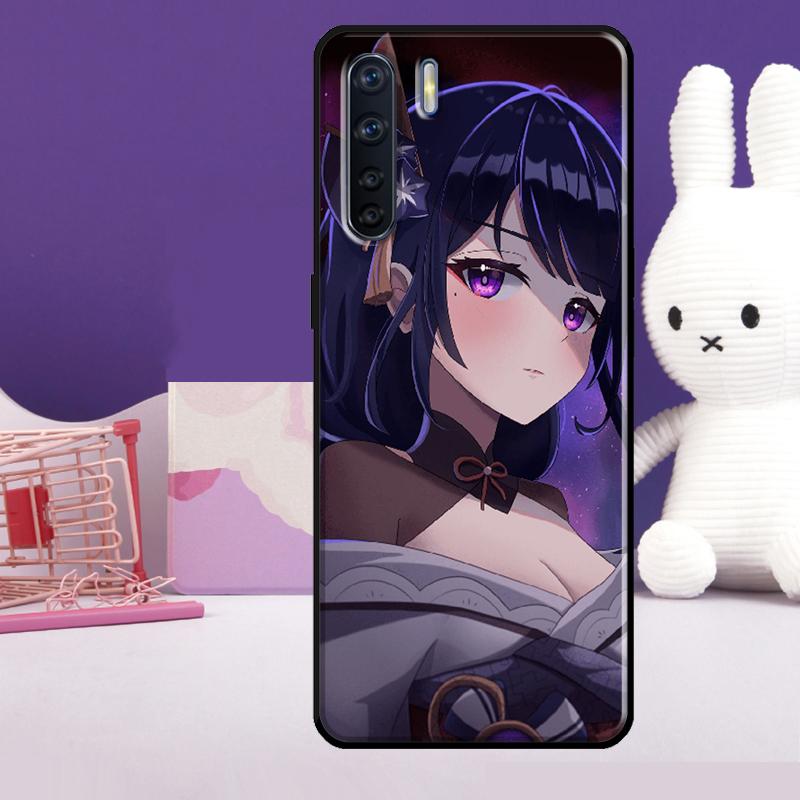 Genshin Impact Raiden Shogun Baal Case For Oppo A60 A80 A40 A77 A57 A17 A74 A54 A94 A78 A98 A18 A38 A58 A96 A76 A16 A15 A5 Pro