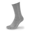 Gutsman Strong Socks for 40km Marches and and the Military Compression Socks with Antibacterial and Odor Size L Light Heather Gray Five-Toe (FS-V-01)