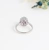 Crown design 925 sterling silver ring with color change synthetic Alexander nano gift for ladies and girls birthday