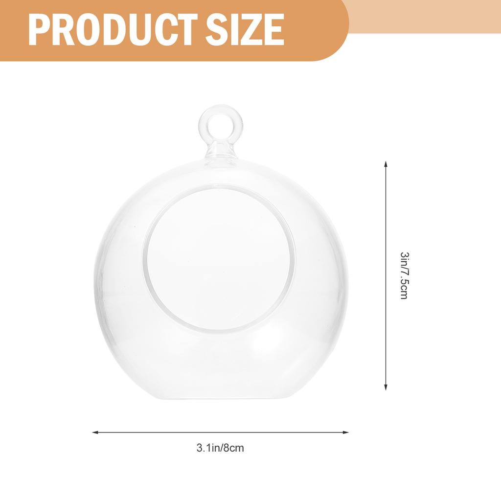 Hanging Tags Acrylic Ball Succulent Christmas Tree Decorative Ornament