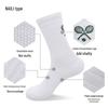 Unisex Summer Tennis Socks: Sweat-Absorbing, Non-Slip Cotton Mid-Calf Sports Socks for Men & Women.
