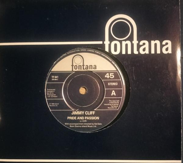 

7inch Record JIMMY CLIFF Pride And Passion TF641 Fontana UK SoulFunk Used