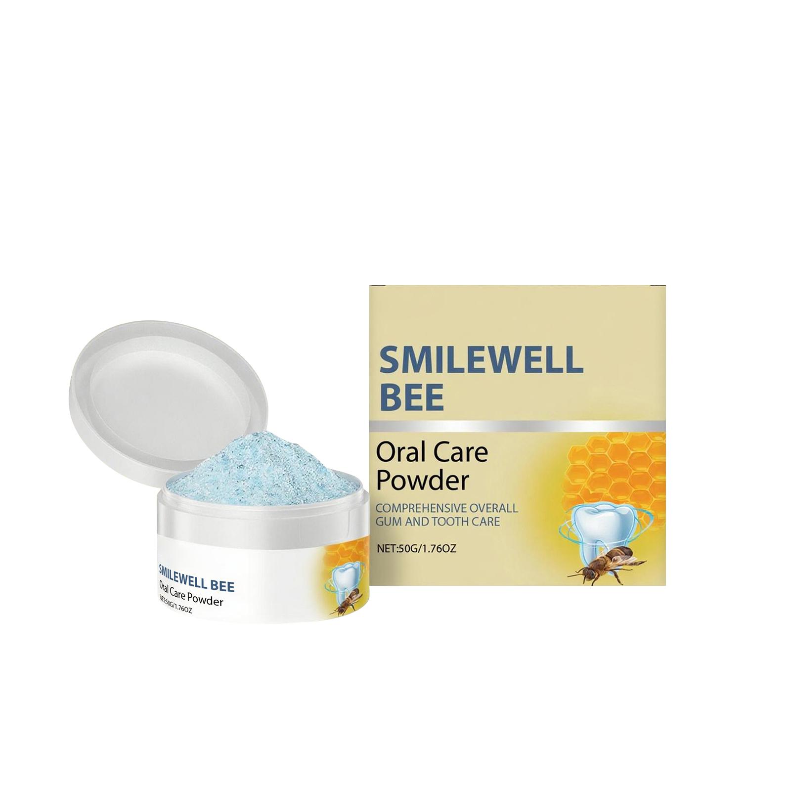 

Oral Care Tooth Cleaning Powder, Fresh Breath And Odor Removal, Teeth Cleaning And Stain Removal, Oral Hygiene Care 50g One Size белый