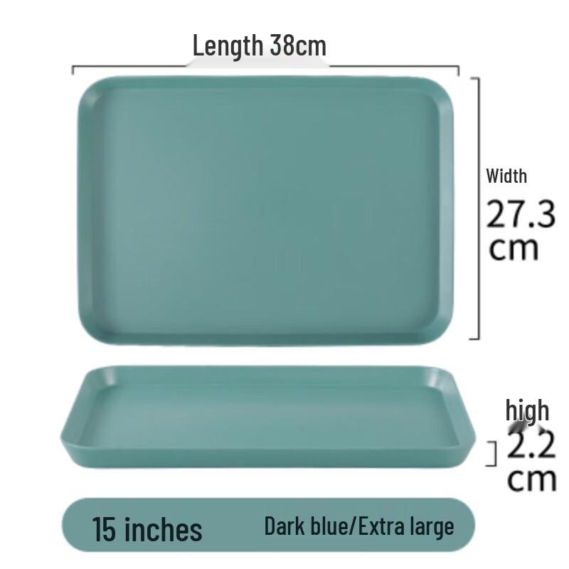 Nordic Style Melamine Rectangular Serving Tray