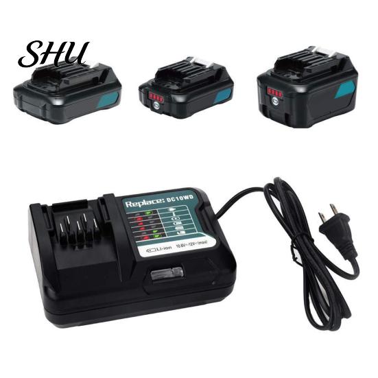 Ladegerät ersetzt für Makitas 10,8 V 12 V DC10WD BL1016 BL1021B BL1041B FD05 US-Stecker