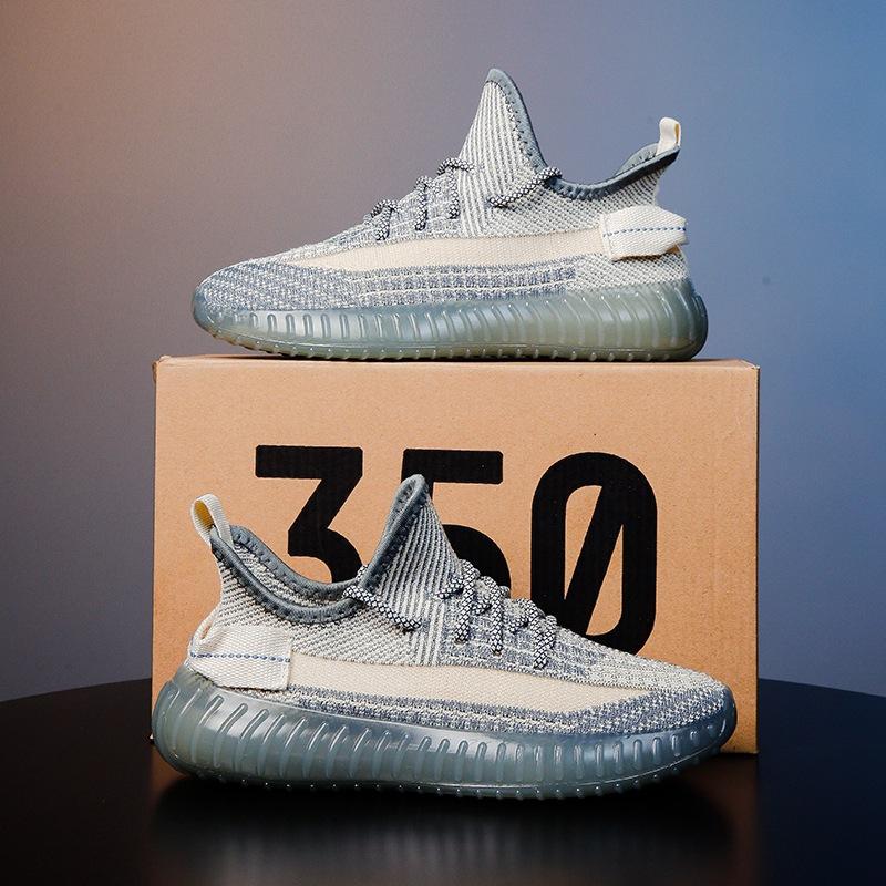 Breathable fly-woven men's shoes lightweight men's autumn mesh breathable trendy shoes mesh shoes