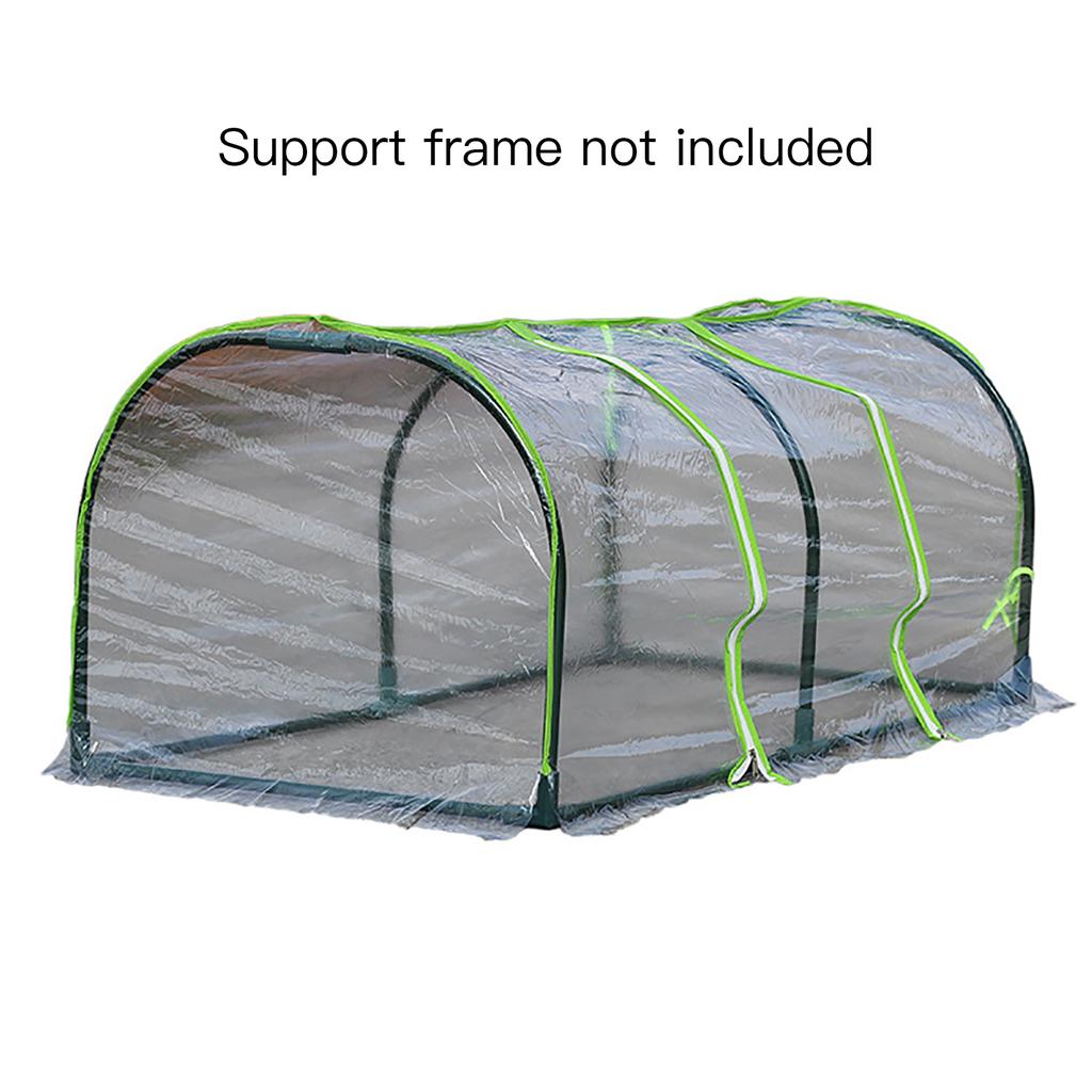 Pflanzen Gewächshaus PVC Metallrahmen 1.2x0.6x0.5m Mini Pflanzenhaus für Garten Topfpflanze
