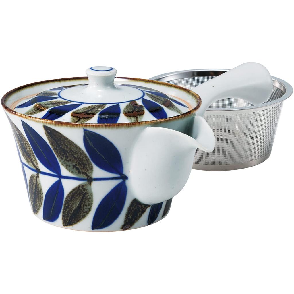 Hasami-Keramik Kazura-Design Super-Edelstahl-Tee 270ml hergestellt in Artikelnummer Teekanne, (mit Sieb), ca. Kapazität, Japan, 18390.
