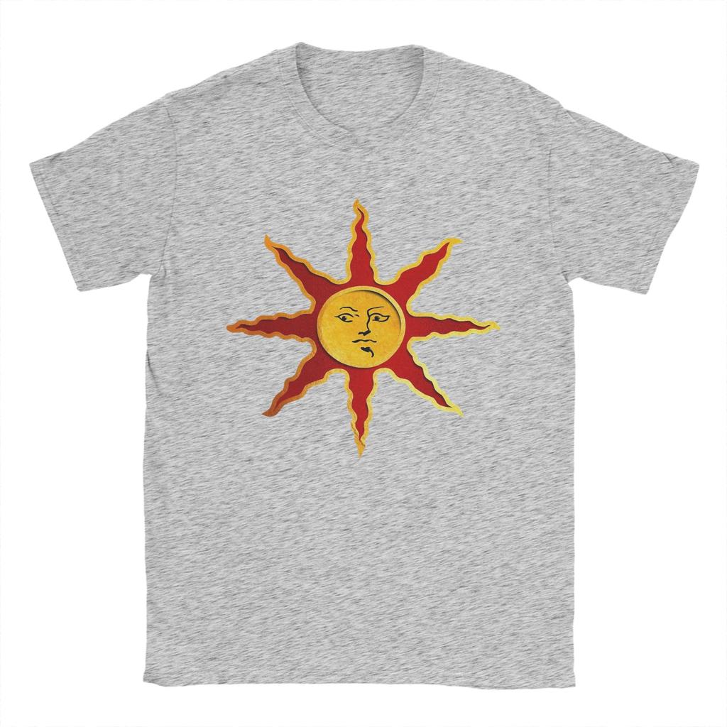 Das Sun Men T-Shirt Kreatives T-Shirt Kurzarm Rundhals T-Shirts Baumwolle Klassische Kleidung
