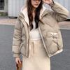 Women's Winter Warm Cotton Jacket Single Breasted Zipper Jacket