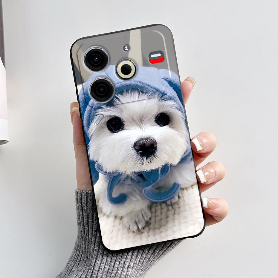 

6.78 For Tecno Pova 6 Neo Case Pova6 Neo Back Cover Stylish Pattern Black Silicone Soft Phone Cases For Tecno Pova 6 Neo Fundas Tecno Pova 6 Neo