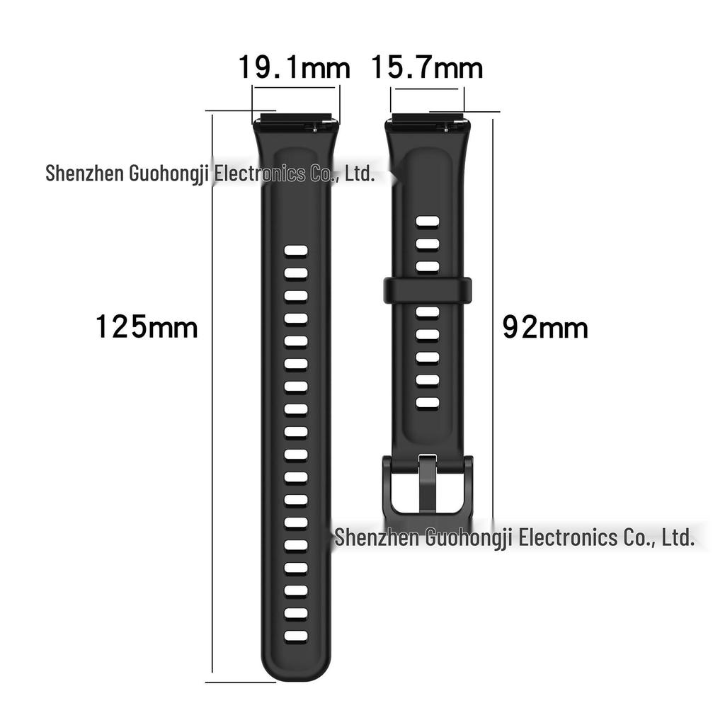 Silikonový řemínek pro Huawei Band 7 - Kompatibilní náhrada za oficiální verzi a verzi Honor.