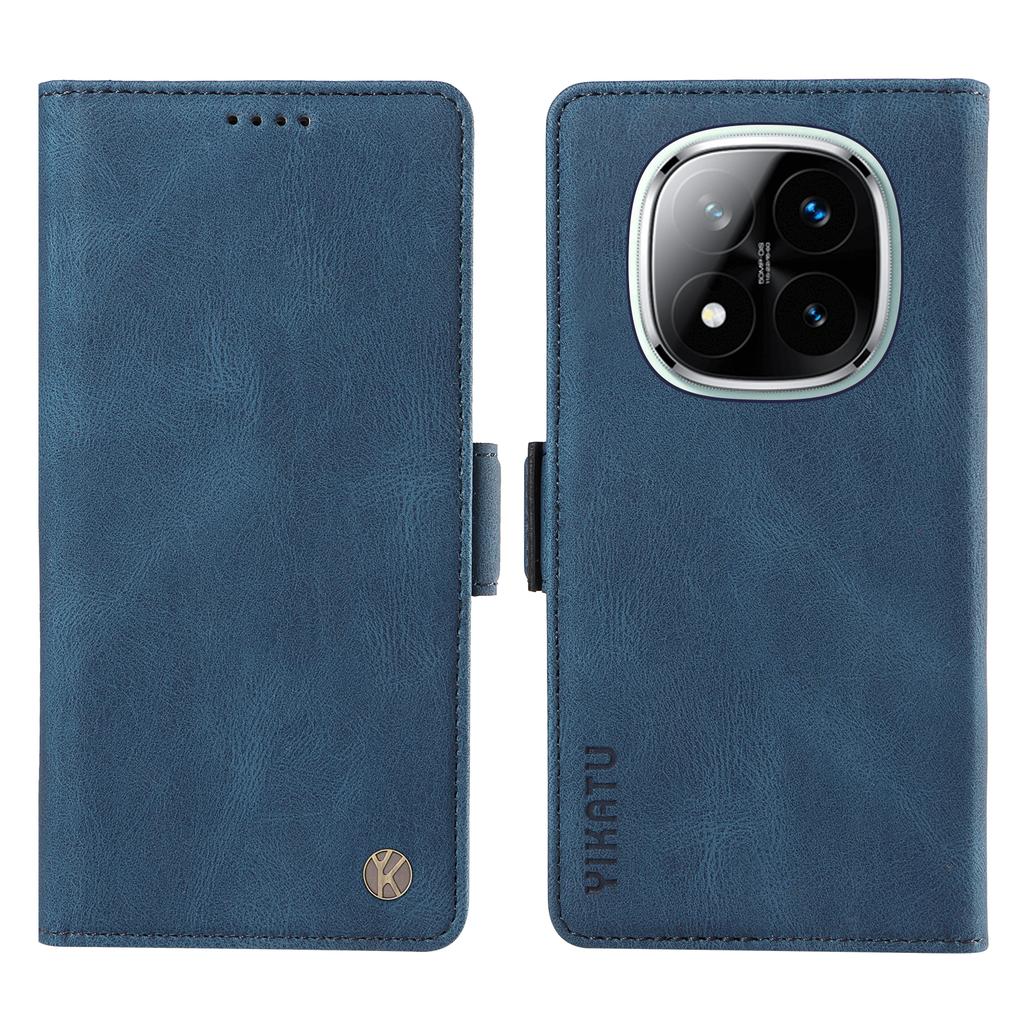 YIKATU YK-005 For Xiaomi Redmi Note 14 Pro+ 5G/Note 14 Pro 5G/Poco X7 5G Case PU Leather Wallet Phone Cover Skin Touch Feeling