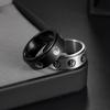 8MM Men's 304 Stainless Steel Tai Chi Rotating Decompression Ring
