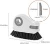 Groove Cleaning Brush Grout Cleaner Tool Grip Brush Hard Bristle Crevice Cleaning Brush for Sliding Door Track, Window Sill